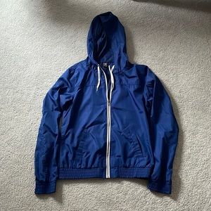 Zine zip-up windbreaker hoodie